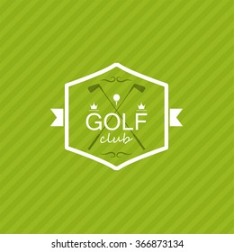 Golf club icon