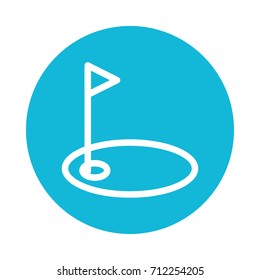 Golf club icon