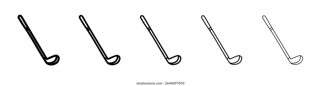 Golf club icon concept. graphic design, logo, Web, UI.