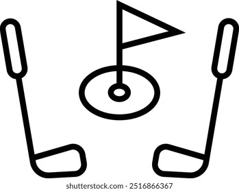 Golf Club icon design for personal commercial use
