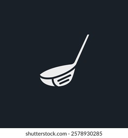 Golf club icon flat vector design