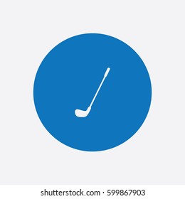 Golf Club icon silhouette vector illustration

