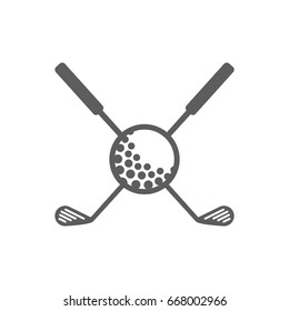 Golf club icon in trendy flat style isolated on white background. Symbol for your web site design, logo, app, UI. Vector illustration, EPS