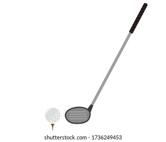 
Golf club icon.  Vector illustration about golf .  
