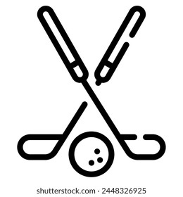 Golf Club Icon for web, app, infographic, etc