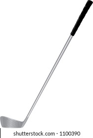 Golf Club Iron Vector Illustration