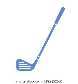 Golf club isolated flat vector icon