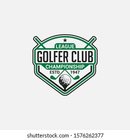 Golf Club Logo Badge & Label