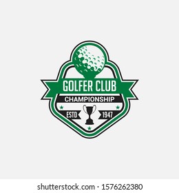 Golf Club Logo Badge & Label