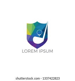 Golf club logo design. Golf championship or golf tournament sign.
