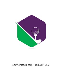 Golf club logo design. Golf championship or golf tournament sign.	