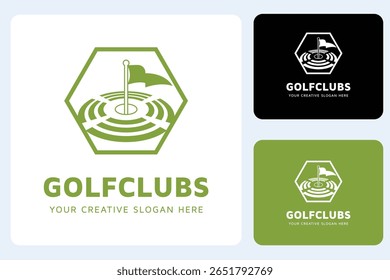 Golf Club Logo Design Template