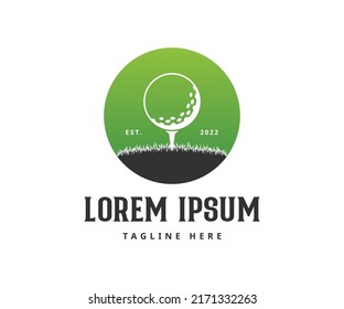 Golf Club Logo Design Vector Template