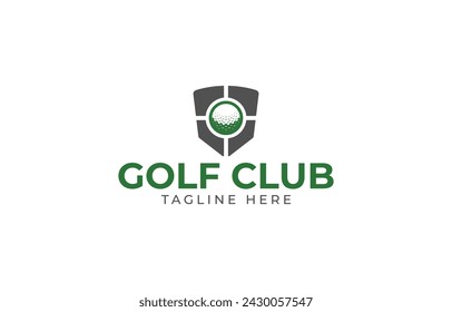 Golf Club logo design vector template