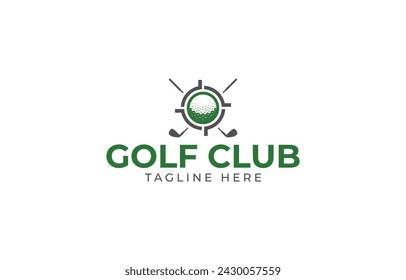 Golf Club Logo Design Vektor-Vorlage