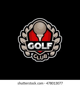 Golf club logo icon emblem badge vector