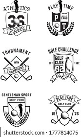 GOLF CLUB LOGO IMAGE FOR T SHIRT OR SHIRT