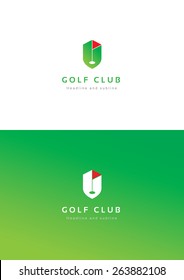 Golf club logo teamplate.