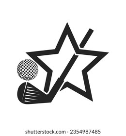 golf club logo template Isolated. Brand Identity. Icon Abstract Vector graphic