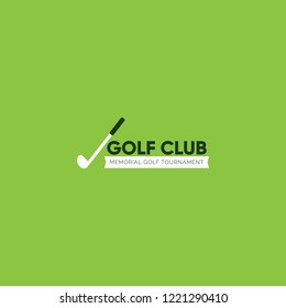 Golf club logo for golf tournaments, organizations and country clubs. vector illustrator 
