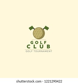 Golf club logo for golf tournaments, organizations and country clubs. vector illustrator 
