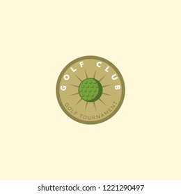 Golf club logo for golf tournaments, organizations and country clubs. vector illustrator 
