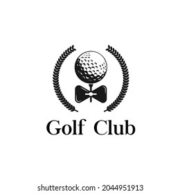 Golf club logo for golf tournaments, organizations and country clubs. vector illustrator