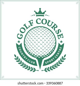 Golf Club Logo For Tournaments, Organizations And Country Clubs