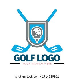 Golf Club Logo Vector design Club Golf logo abstract  Golf loGo