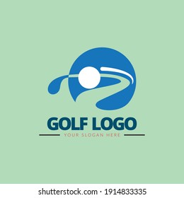 Golf Club Logo Vector design Club Golf logo abstract  Golf loGo Design