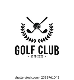 Golf club logo vector design ideas