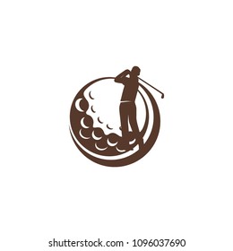 golf club logos green background