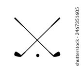 golf club on white	- vector illustration

