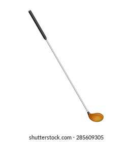 Golf club in retro design