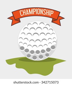 Golf club sport game graphic design, vector illustration eps10 Golf club sport game graphic design, vector illustration eps10
