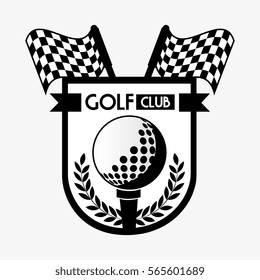 golf club sport icon