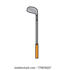 golf club stick equipment sport object icon