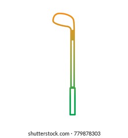 golf club stick equipment sport object icon