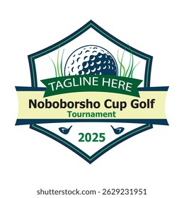 Golf club Tournament logo Template Victore Design
