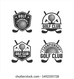 Golf Club Tournament Logos Collections