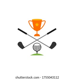 golf club vector design template illustration