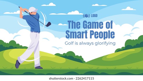 Golf Club Vector Illustration Design. svg