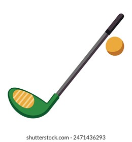 
Golf Club Vector Illustration Icon