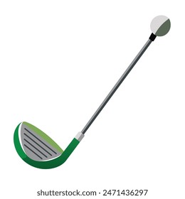 
Golf Club Vector Illustration Icon