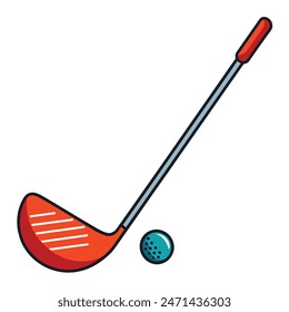 
Golf Club Vector Illustration Icon