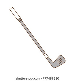 golf clubs accessory icon