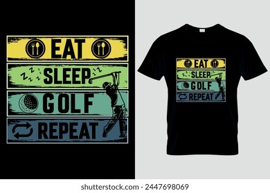 Golf Clubs Ball Tee, It Takes, Eat Sleep Golf Repeat. Gifts For Golfers, Golf Gift Shirt, Men's Golf Gift