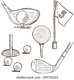 Golf Collection - Doodle Style