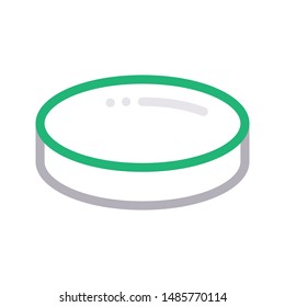golf colour line vector icon