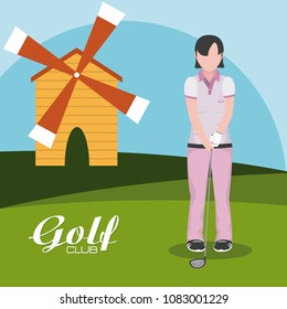 Golf concept club